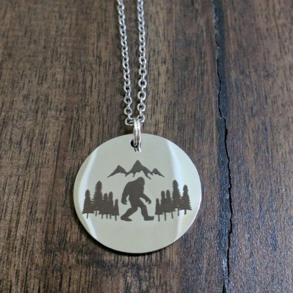 Yeti Sasquatch Bigfoot Ape necklace pendant